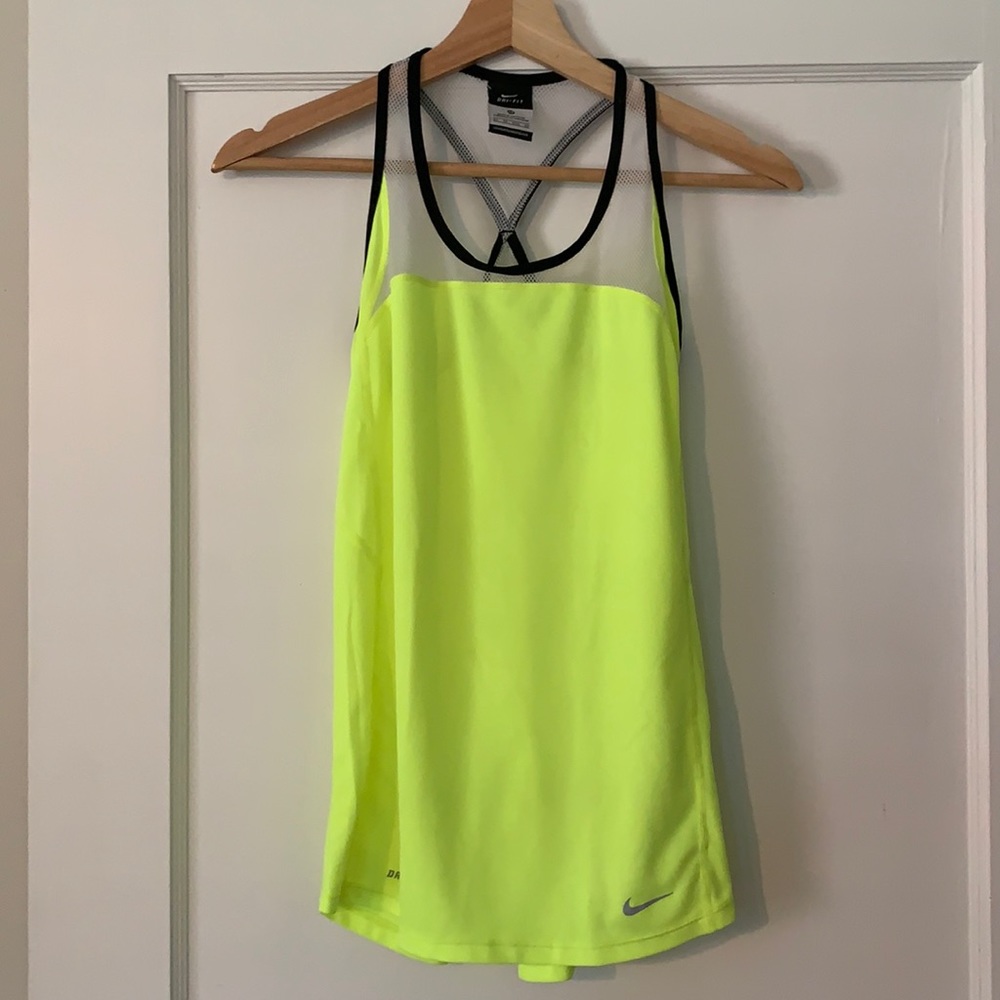 Nike Dri-Fit athletic tank w/ mesh accent